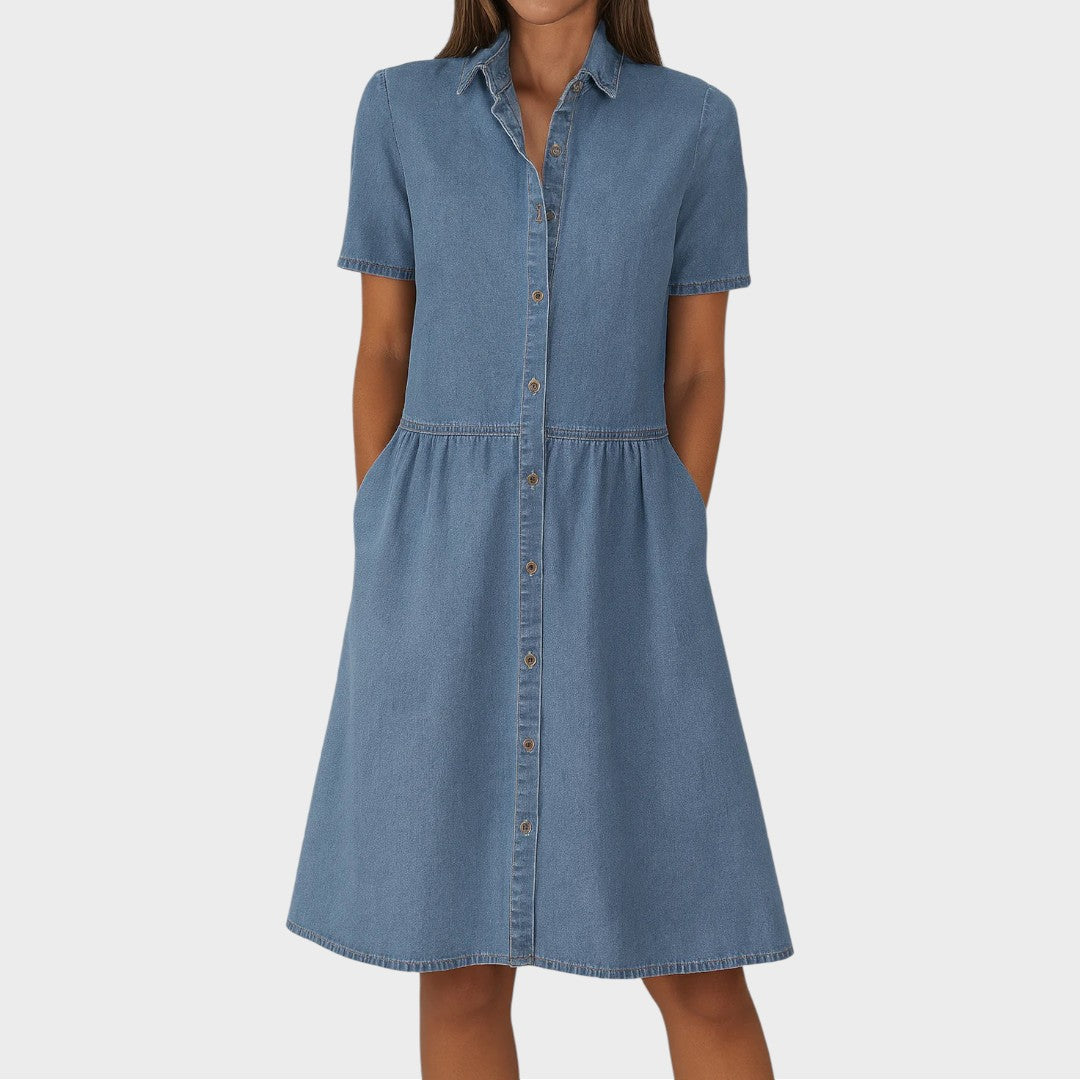 Isabella | Lässiges Jeanskleid