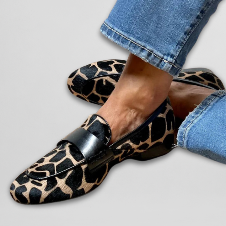 Leopard | Loafer mit Tiermuster