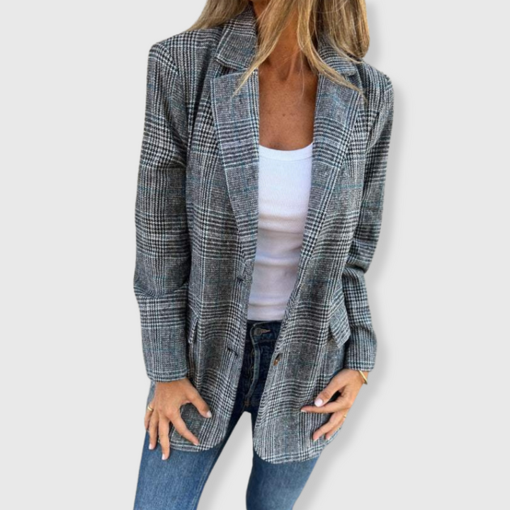 Malia | Eleganter Blazer mit Karomuster