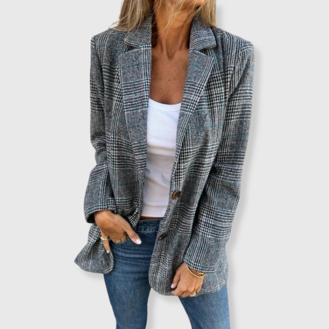 Malia | Eleganter Blazer mit Karomuster
