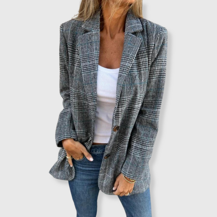Malia | Eleganter Blazer mit Karomuster