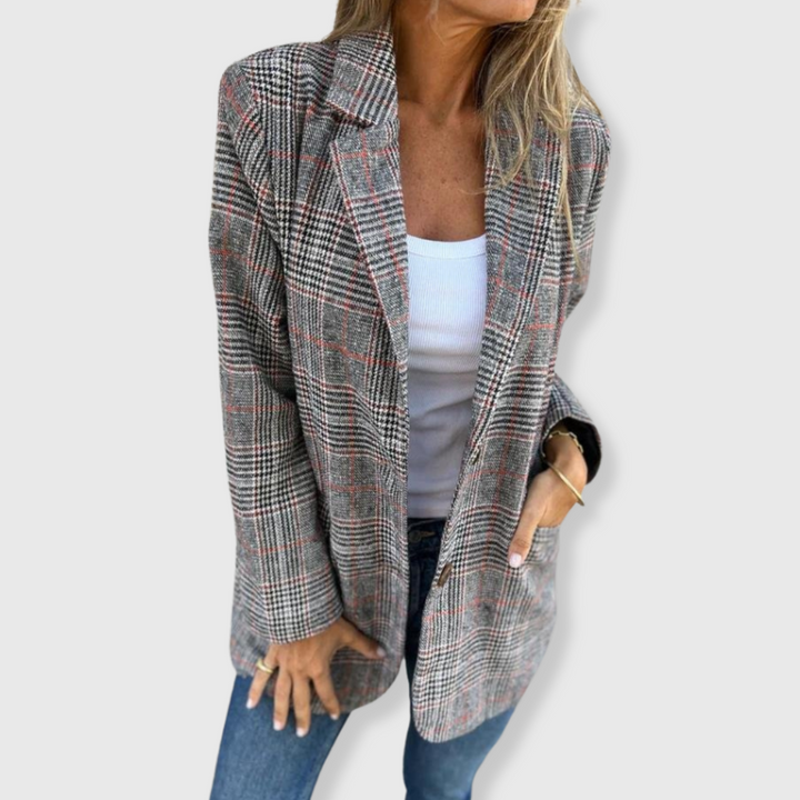 Malia | Eleganter Blazer mit Karomuster