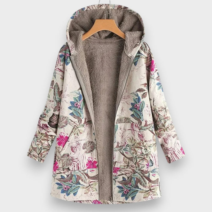Pia | Stylische Fleecejacke mit Blumenmuster