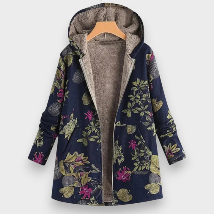 Pia | Stylische Fleecejacke mit Blumenmuster