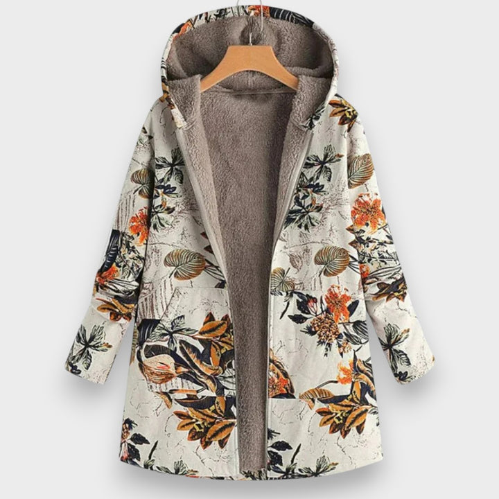 Pia | Stylische Fleecejacke mit Blumenmuster