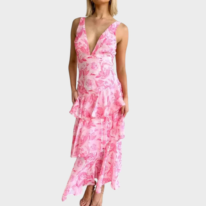 Lena | Elegantes Maxikleid für einen mühelosen Sommerstil