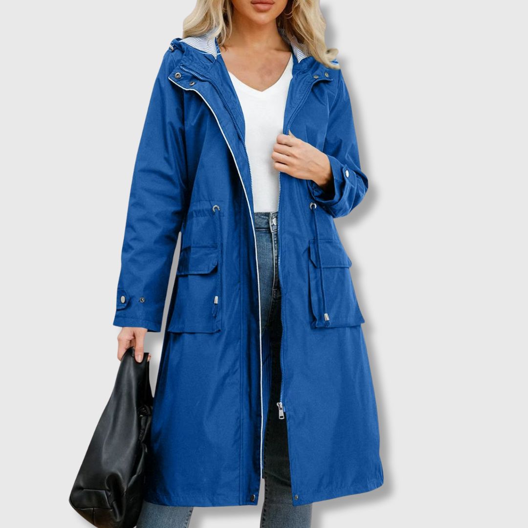 Julia | Schicker Trenchcoat mit Kapuze