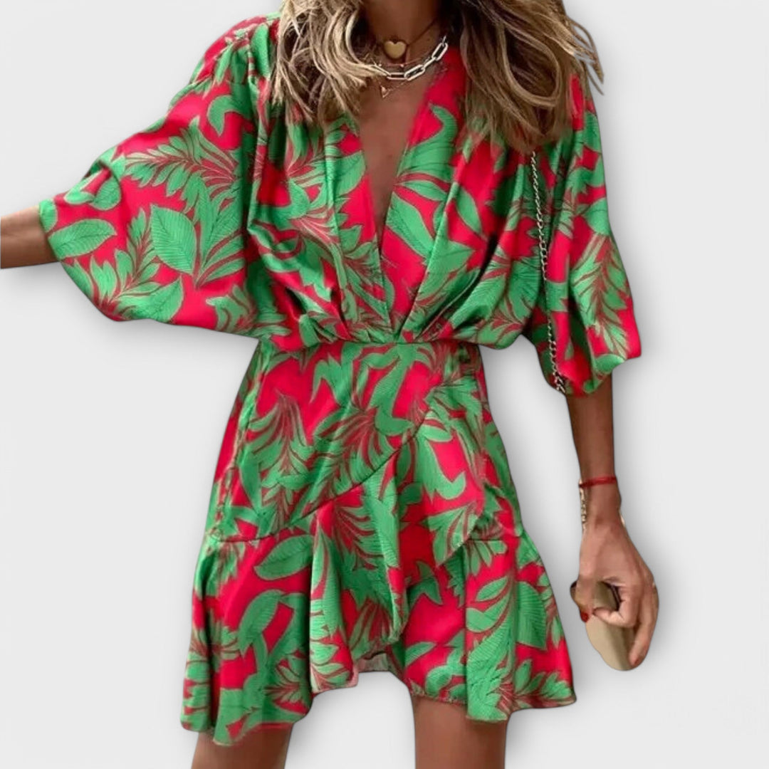 Georgie - Stylischs Summerchleid mit Fledermausärmel