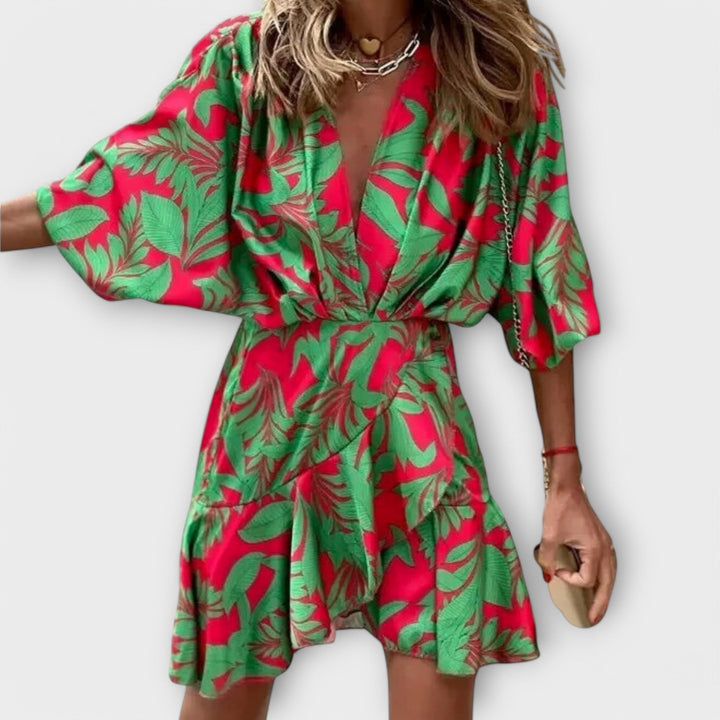 Georgie - Stylischs Summerchleid mit Fledermausärmel