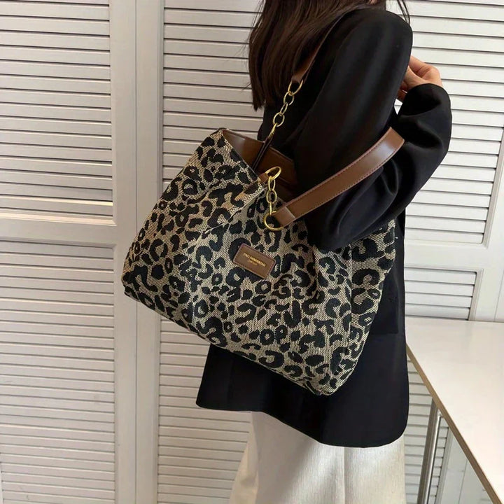 Nora | Leopard Charm Tasche