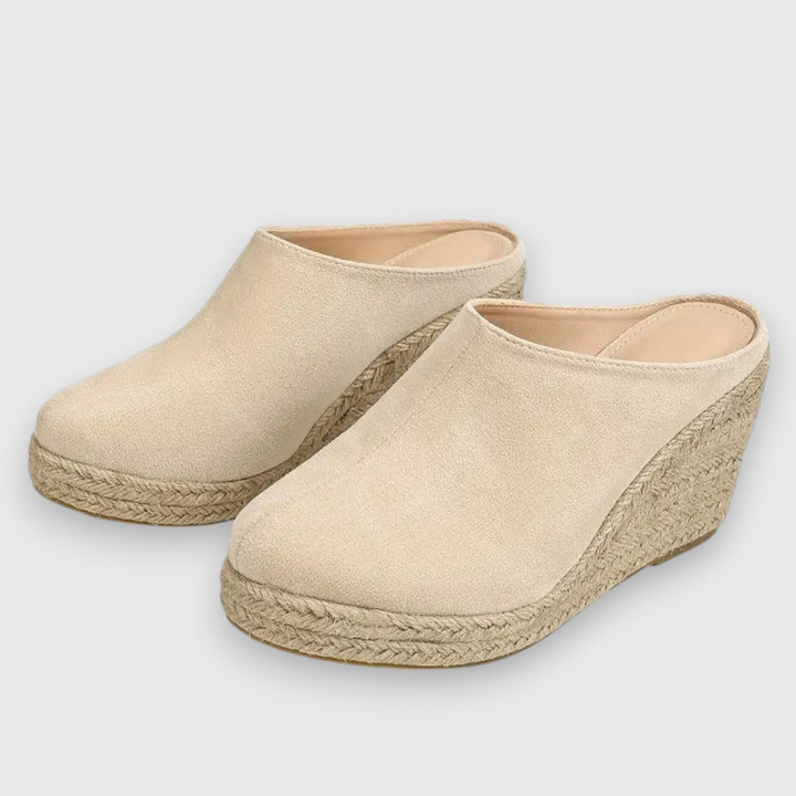 Sienna – Espadrille-Keilabsatz-Sandale