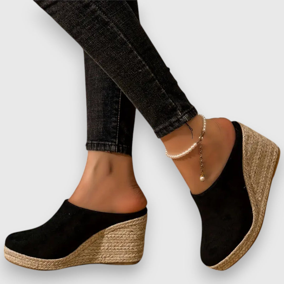 Sienna – Espadrille-Keilabsatz-Sandale
