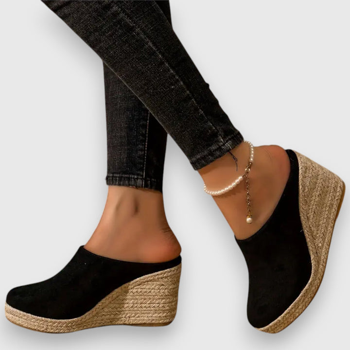 Sienna – Espadrille-Keilabsatz-Sandale