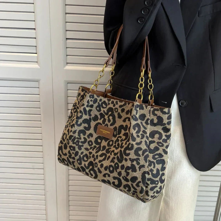 Nora | Leopard Charm Tasche