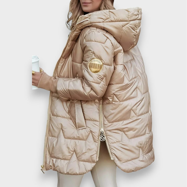 Stella | Eleganter Wintermantel mit Kapuze