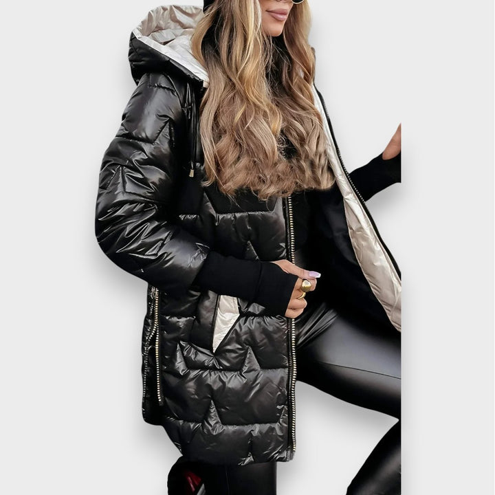 Stella | Eleganter Wintermantel mit Kapuze