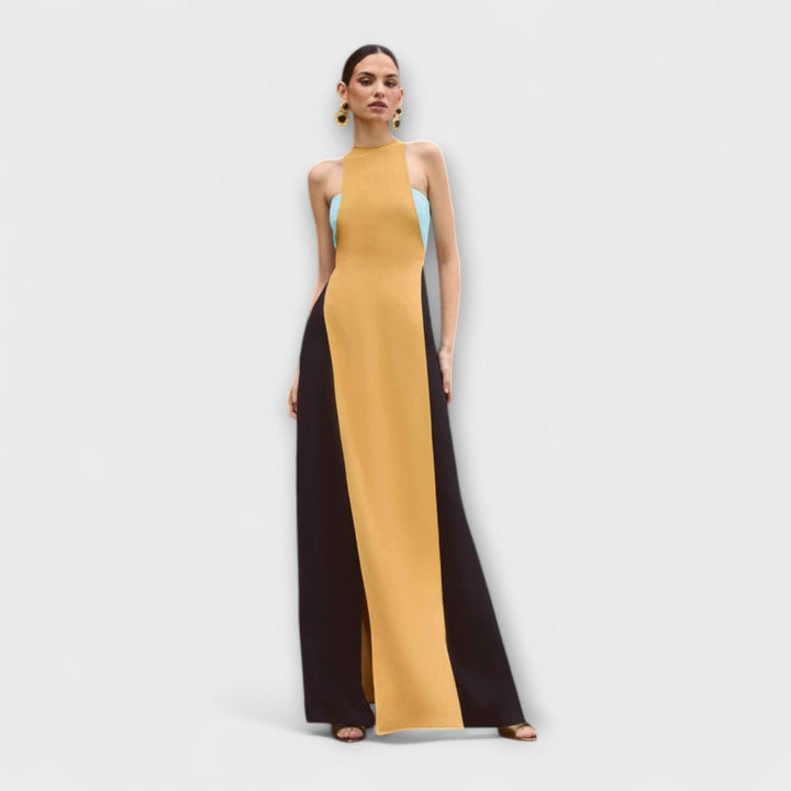 Kimberly - Dunkeltürchise Jumpsuit