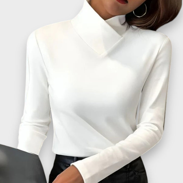 Lorena | Eleganter eng anliegender Rollkragen