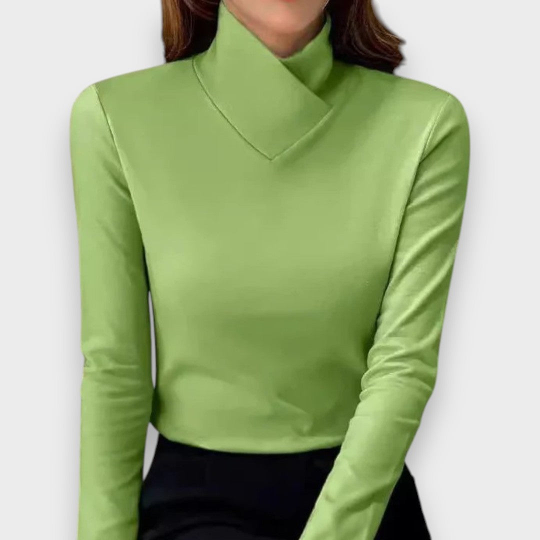 Lorena | Eleganter eng anliegender Rollkragen