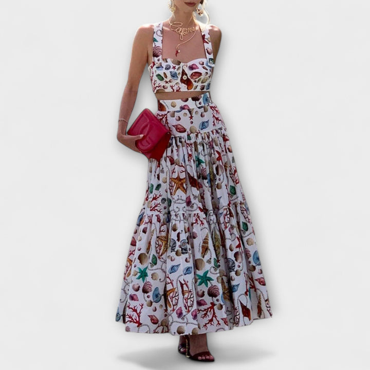 Heather - Schickes zwei-teiligs Rock-Set