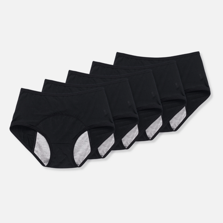 Komfortabli, auslaufsicheri Menstruationsunterwäsche für Fraue