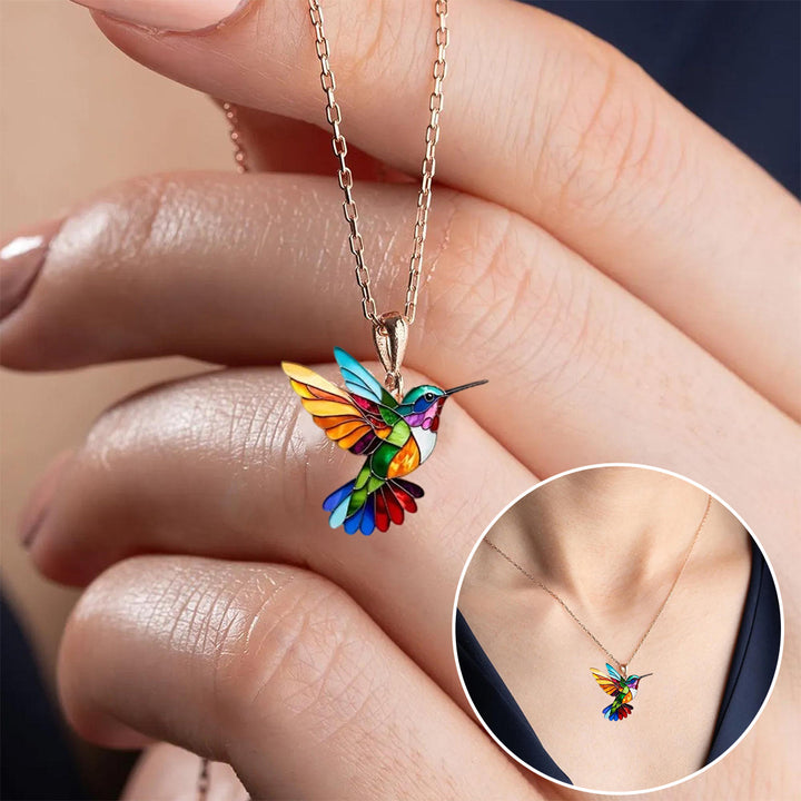 Vivian | Multicolor Kolibri Kette