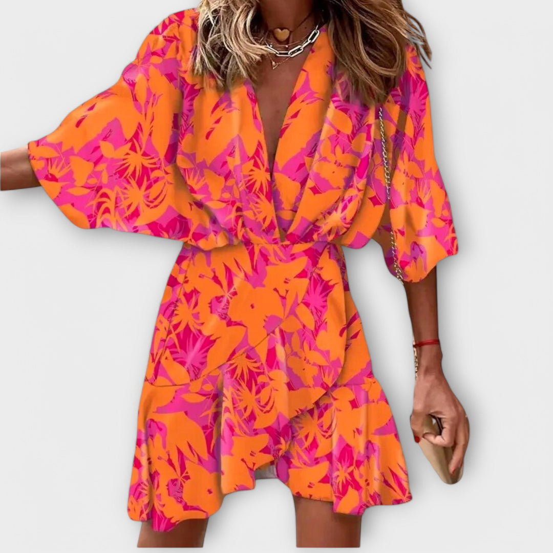 Georgie - Stylischs Summerchleid mit Fledermausärmel