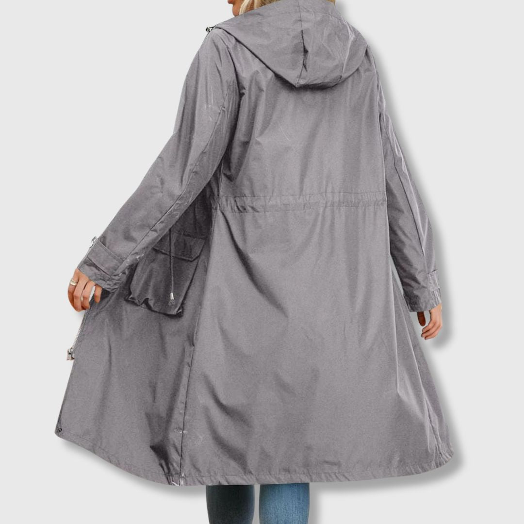 Julia | Schicker Trenchcoat mit Kapuze