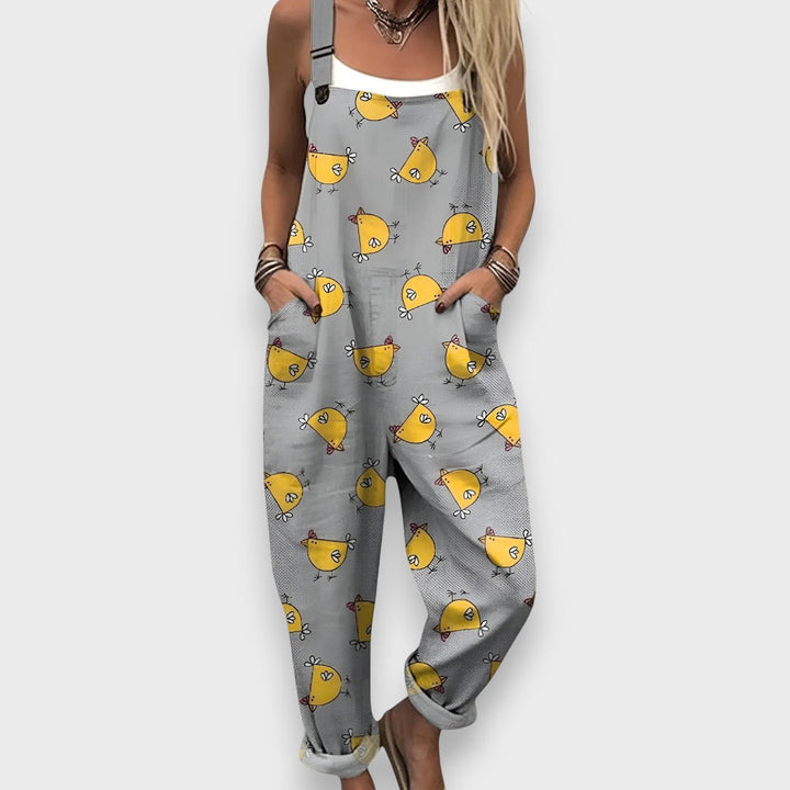 Bertha | Bequemer und eleganter Overall mit lockerem Schnitt
