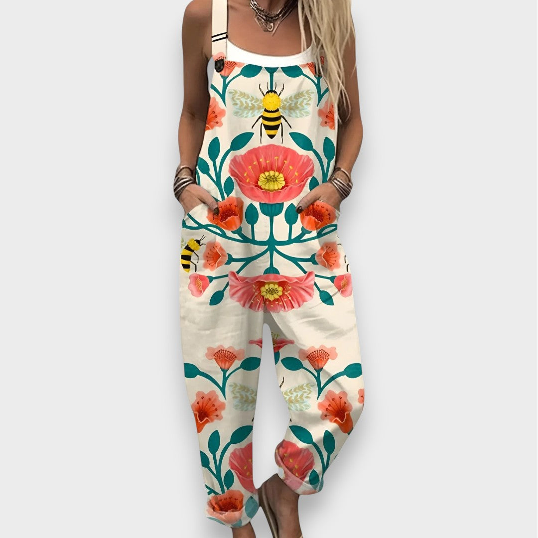 Bertha | Bequemer und eleganter Overall mit lockerem Schnitt