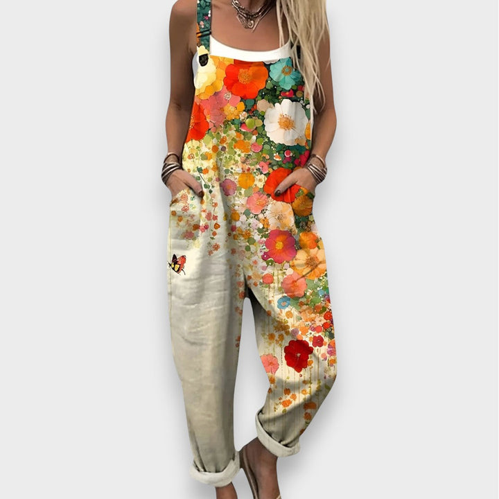 Bertha | Bequemer und eleganter Overall mit lockerem Schnitt