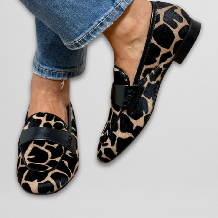 Leopard | Loafer mit Tiermuster