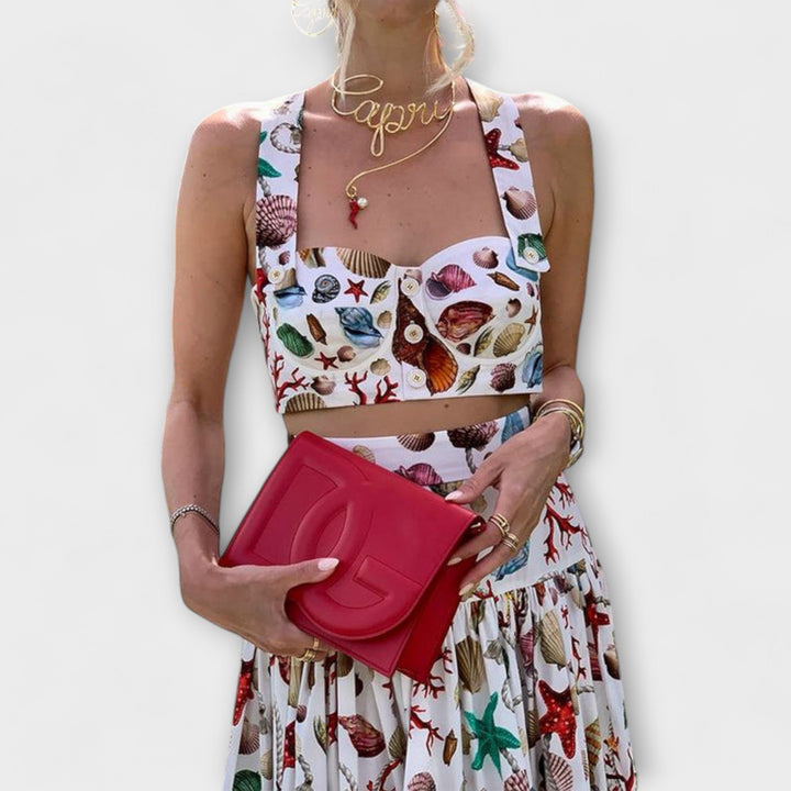 Heather - Schickes zwei-teiligs Rock-Set