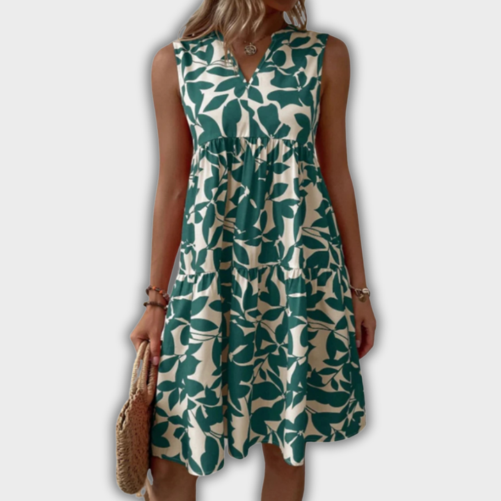 Isabel - Florales Stufen-Sommerkleid