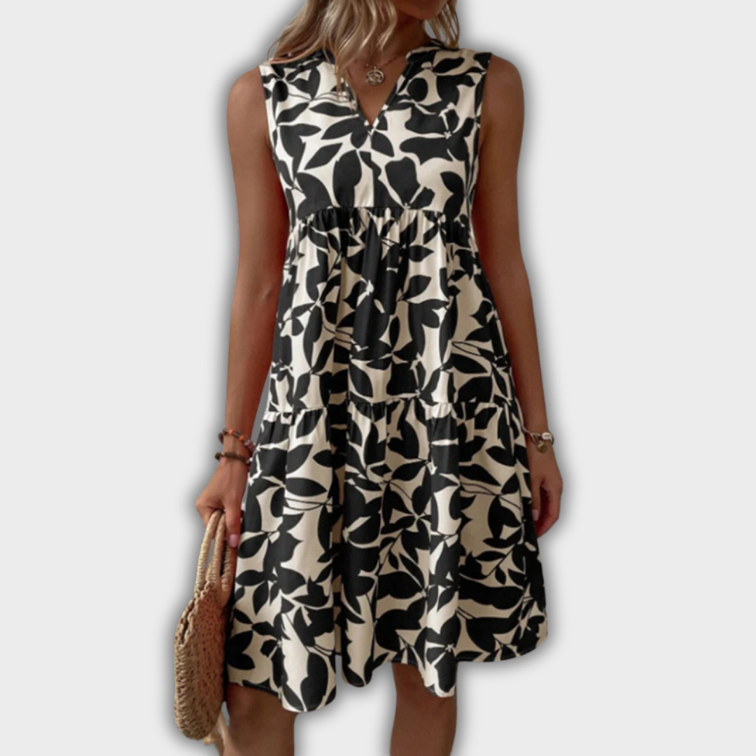 Isabel - Florales Stufen-Sommerkleid