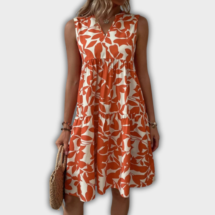 Isabel - Florales Stufen-Sommerkleid