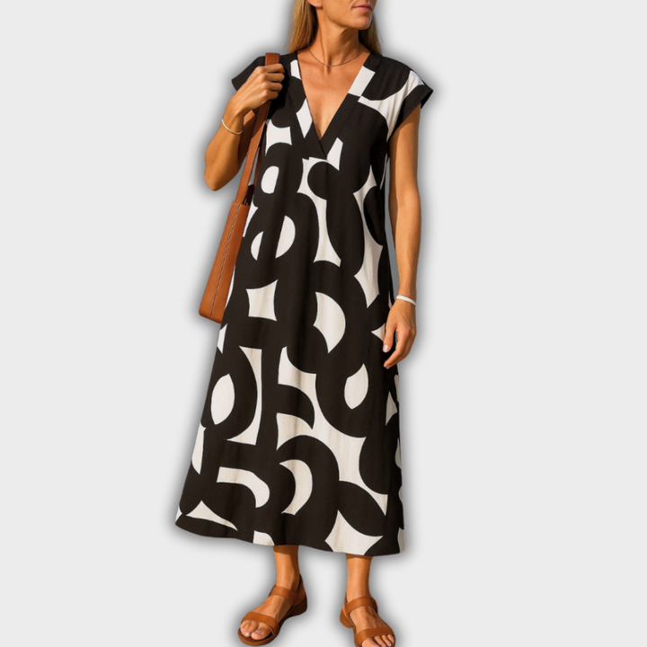 Valérie | V-loops Kleid