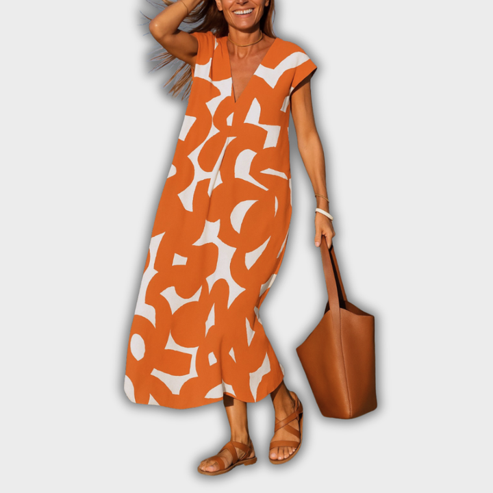 Valérie | V-loops Kleid