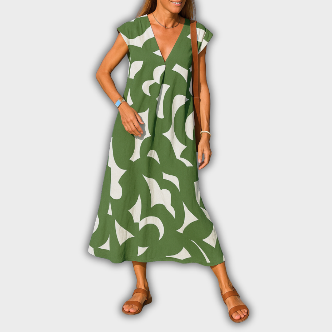 Valérie | V-loops Kleid