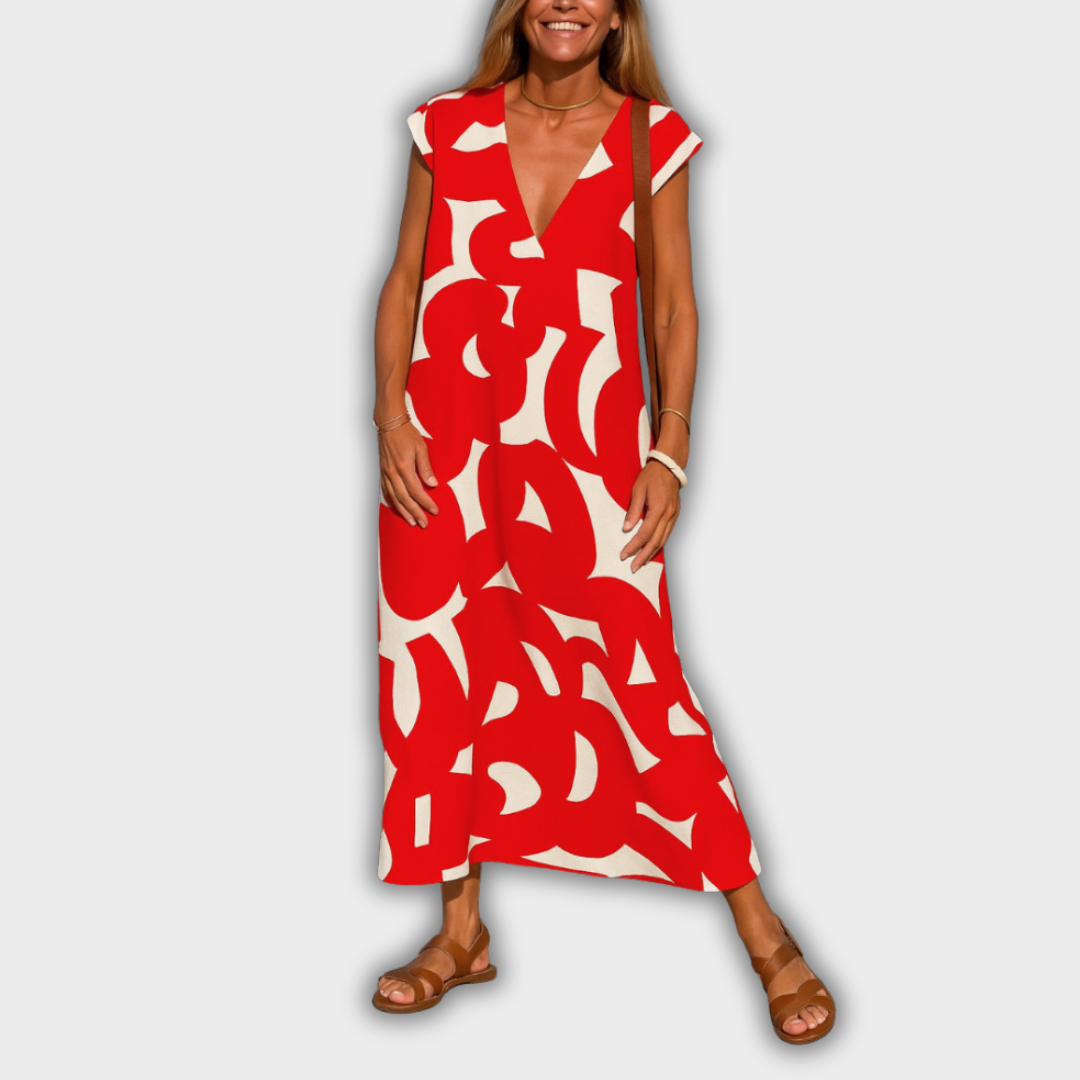 Valérie | V-loops Kleid