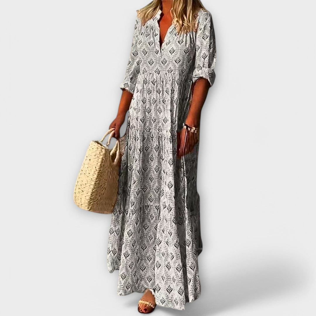 Sera - Stilvolles und bequemes Frühlings Maxi-Kleid