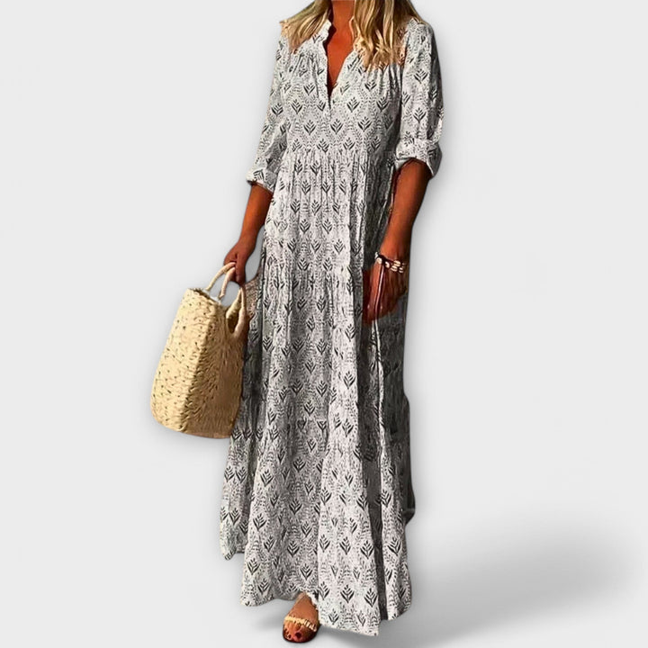 Sera - Stilvolles und bequemes Frühlings Maxi-Kleid