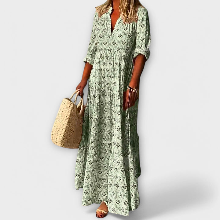 Sera - Stilvolles und bequemes Frühlings Maxi-Kleid