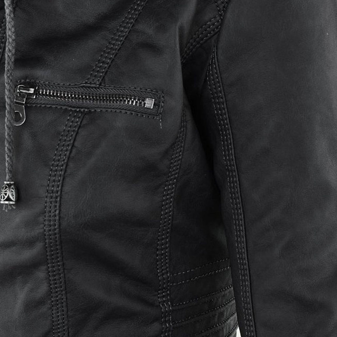 Leni | Leder Bikerjacke