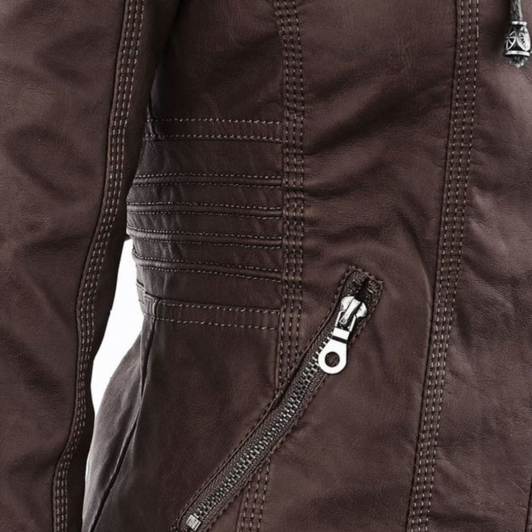 Leni | Leder Bikerjacke