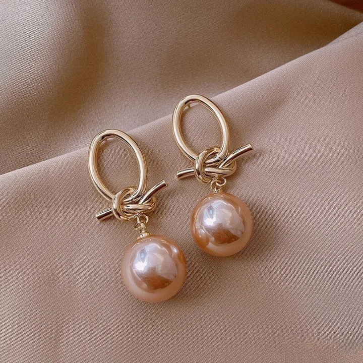 Goldigi Perle Loop-Öhringe