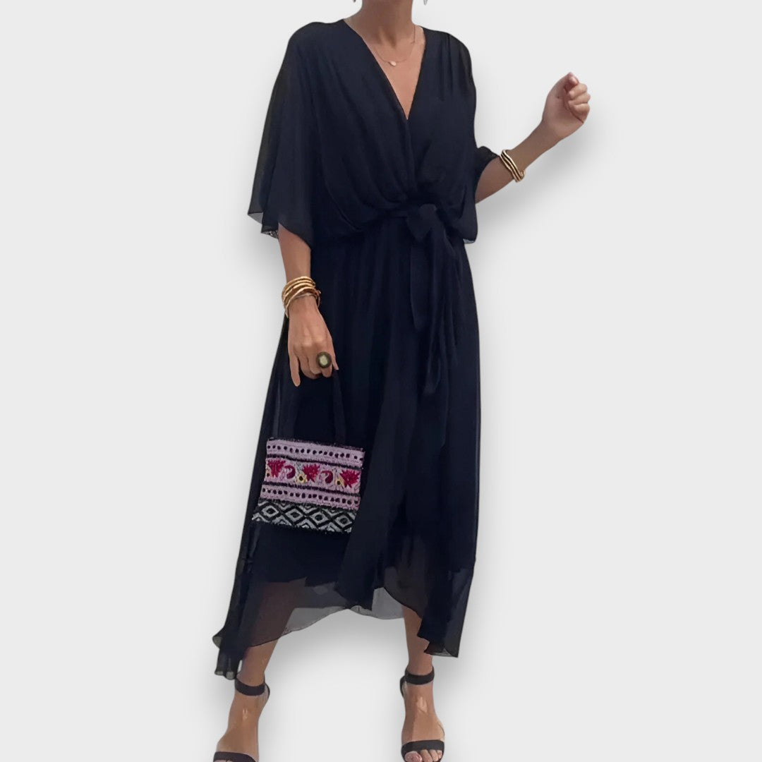 Monica | Kleid mit V-Ausschnitt