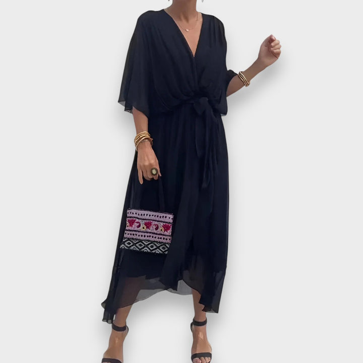 Monica | Kleid mit V-Ausschnitt