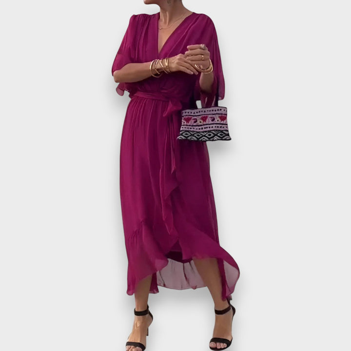 Monica | Kleid mit V-Ausschnitt