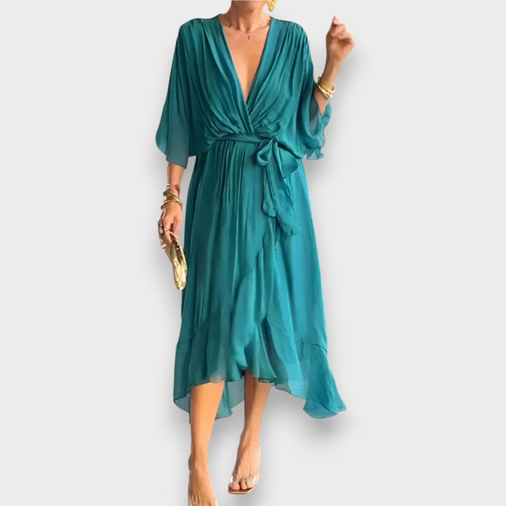 Monica | Kleid mit V-Ausschnitt